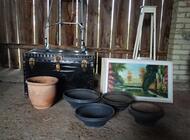 Grajewo ogłoszenia: Sprzedam wszystko co ze zdjęcia, gliniane doniczki ogrodowe,... - zdjęcie