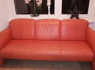 Grajewo ogłoszenia: Sprzedam kanape skórzaną 3 osobowo do pokoju. - zdjęcie