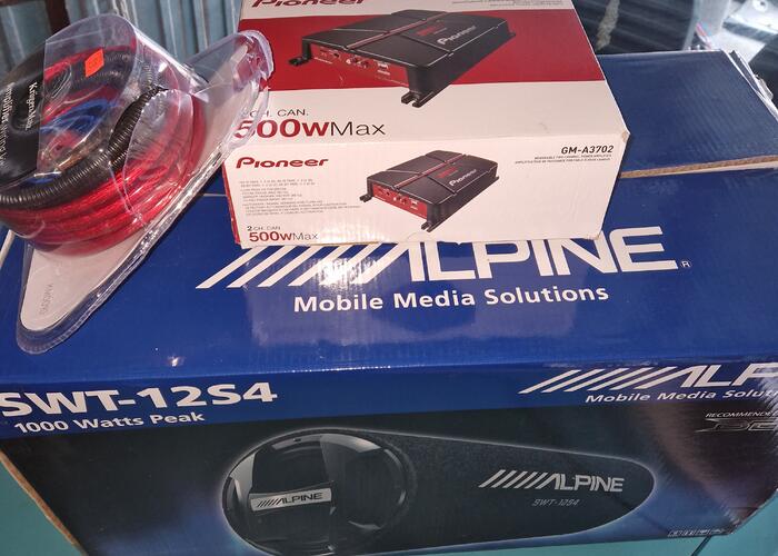 Grajewo ogłoszenia: Sprzedam tube Alpine 1000wat uzywana pół roku stan bardzo dobry +...